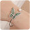 Krystall sommerfugl perle armbånd for kvinner 1