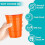100Orange 16oz Einweg-Plastikbecher 5