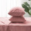Σεντόνια Flannel Full Size Dusty Pink - Σετ σεντονιών από εξαιρετικά μαλακό φλις Fluffy Extra Plush, 4 6