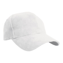 (One Size, White) Result Pro Style Heavy Brushed Cotton Baseball Cap
