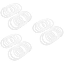 60 Stück Silikon-Dichtungsringe als Ersatz für wiederverwendbare Deckel für Weithals-Einmachgläser, auslaufsichere Gummidichtung