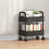 2-Tier Rolling Cart with Wheels,Multifunction Utility Storage, Mobile Shelving Unit Storage Organizer for Kitchen Bathroom Laundry 3