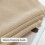 Beige Sheer Linen-Look Grommet Curtains 2-Pack 2