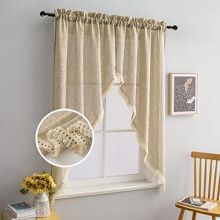 Linen Blend Swag Valance 52x18 in