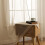 Beige Sheer Linen-Look Grommet Curtains 2-Pack 4