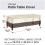 Housse de table de patio imperméable et résistante en Oxford 600D 2