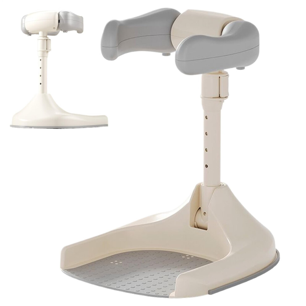 Adjustable Baby Shower Stand with Adjustable Height and AntiSlip Base, Foldable Bath Support for Infant and Toddler