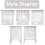 Linen Blend Swag Valance 52x18 in 5