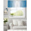 Blåvit gradient stångfickavalans 54x18 tum 4
