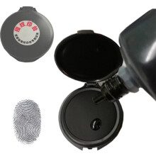 Almofada de tinta vermelha para impressões digitais, almofada de tinta portátil para impressões digitais, almofada de tinta para impressões