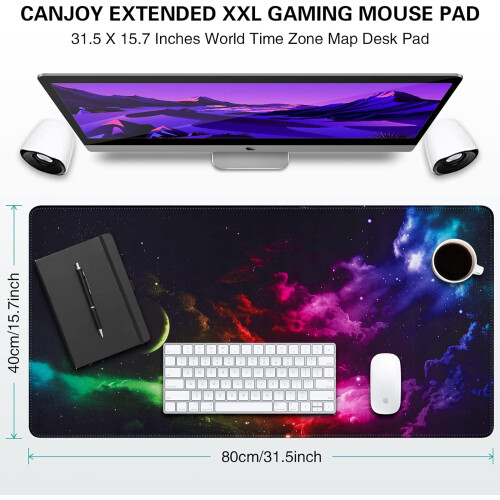 Ποντίκι Gaming, Μεγάλο Επεκτεινόμενο Ποντίκι Maskpad Μεγάλο Υπολογιστή Mousepad για 1