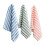 Lot de 3 torchons de cuisine en microfibre 25 x 25 cm 2