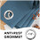 Blackout Thermal Linen Curtains Blue Sapphire 2 Panels 6