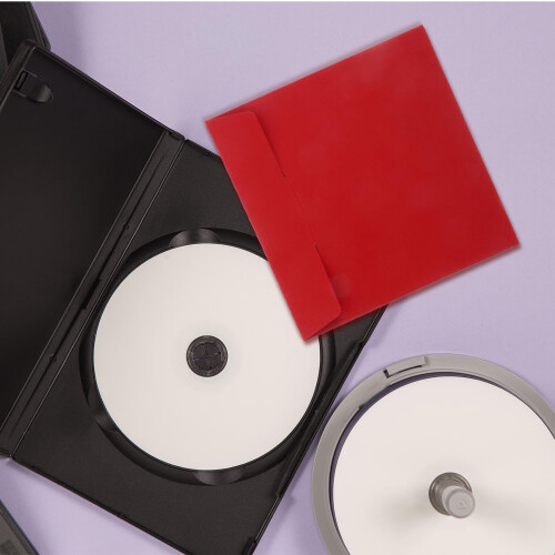 FRCOLOR20 τεμάχια θήκες για CD από χαρτί Kraft, τσάντα συσκευασίας DVD, τσάντα αποθήκευσης 1