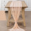 Peach Chiffon Table Runner 12 x 118 in 2