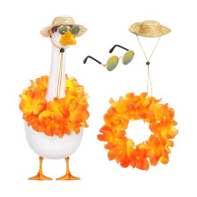Conjunto de disfraz de ganso de verano para gansos de jardín de 23 pulgadas.