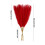 Künstliche Pampasgrasstängel – Rot, samtig, 45 cm 3