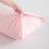 Kussensloop van geborstelde microvezel, 20x54 inch - Kussensloop met envelopsluiting, roze 6