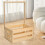 Wooden Shower Gift Box, Keepsake Storage Basket with Handle, Laundry Hamper, Storage Organizer, Gift Basket 7