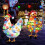 Light-Up Chicken Garden Stake, Plastic Rooster Decor 3