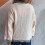 Damenpullover, Damenpullover, Damen-Langarmpullover mit Rundhalsausschnitt, einfarbig, gestrickt, weiß, Größe S 6