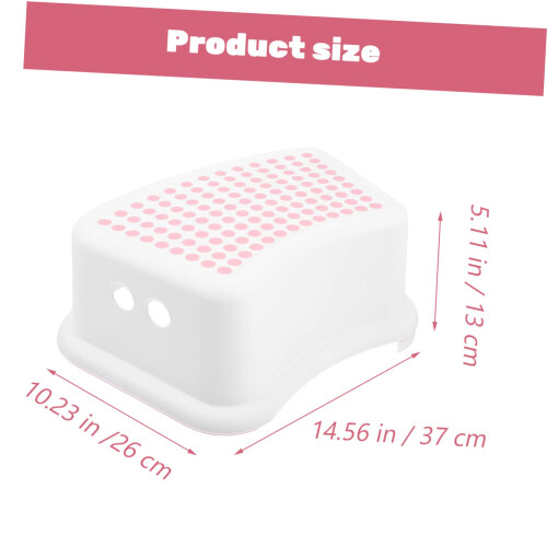 Toilet Training Step Stool for Kids with Non Slip Surface and Stable Support Base 1