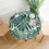 Monstera Palm Leaf Round Tablecloth 60 in Polyester 2