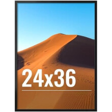 Ramă foto neagră 11x14 cu plexiglas HD