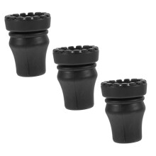 Trekking Pole Tips 3pcs Rubber Walking Pole Caps Prevents Sinking Enhanced Grip for Hiking