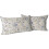 Fodere per cuscini boho geometriche tribali giallo blu 2 pezzi 1