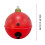 Bola de Navidad inflable de 60 cm con cascabeles 3