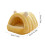 Niche d'hiver lavable et douillette pour petits chiens 3