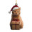 Orange Cat Christmas Ornament Acrylic 2D 5
