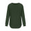 Damenmode Top Lässiges einfarbiges Rundhals-Langarmshirt Tunika-Top 4