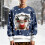 Pull de Noël moche pour homme, col rond, manches longues 2