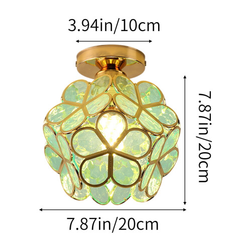 Φωτιστικό οροφής Petal-Design από PVC σε ιαπωνικό σκανδιναβικό στιλ 2