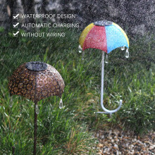 Bronze Solar Garden Light 51cm Height