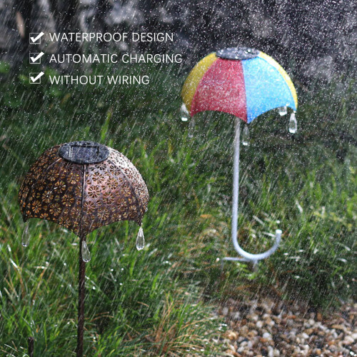 Bronze Solar Garden Light 51cm Height