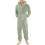 Ανδρική πιτζάμα με κουκούλα – Ελαφριά ολόσωμη φόρμα με φερμουάρ και χνουδωτή υφή 2