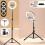 Ring Light LED de 18 polegadas com suporte, bolsa de transporte e celular. 3