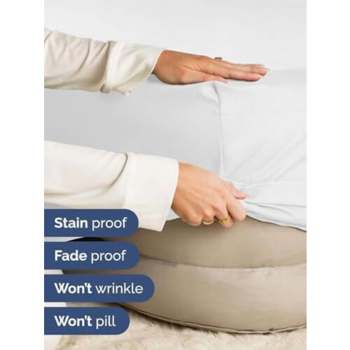Drap-housse blanc King extra profond 45 à 60 cm 2