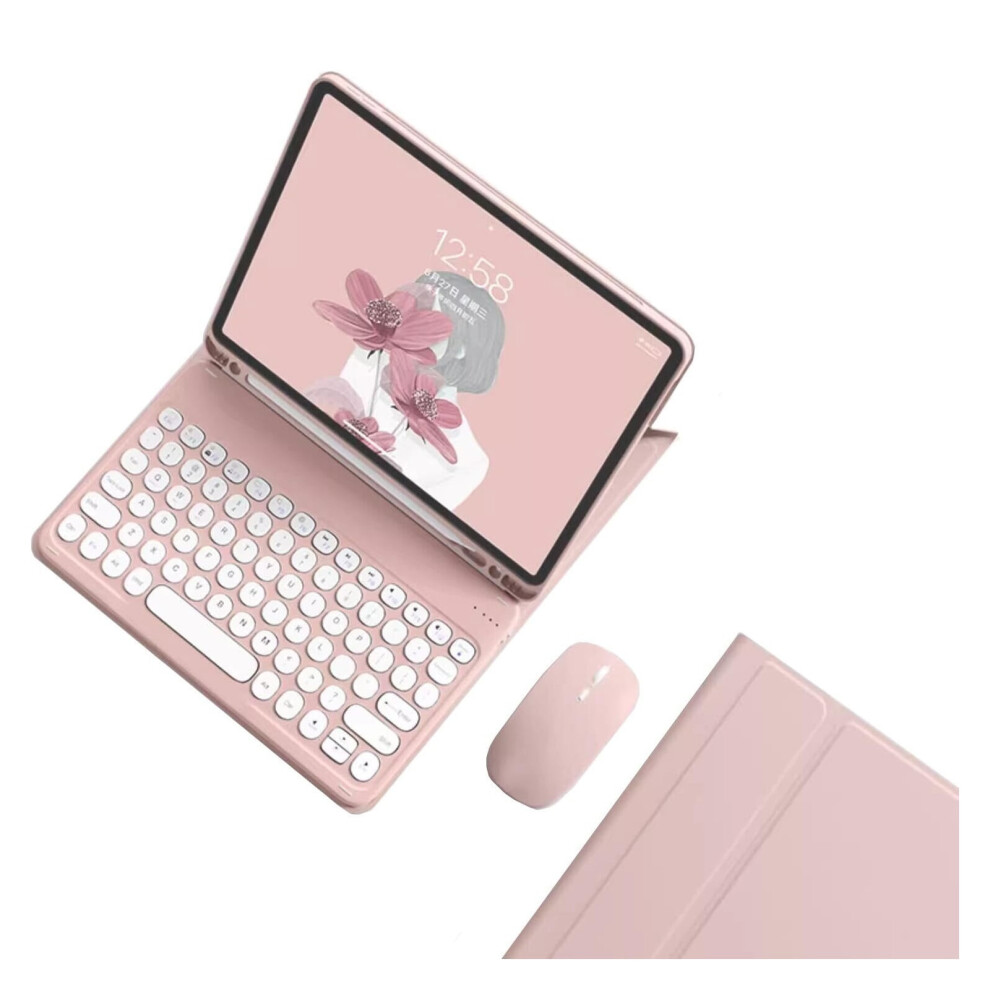 Keyboard Case Compatible With Fire Hd 10 / Fire Hd 10 Plus 2023/2021 (13Th/11Th Gen), Detachable Candy Color Keyboard & Bluetooth Mouse 9149926252979