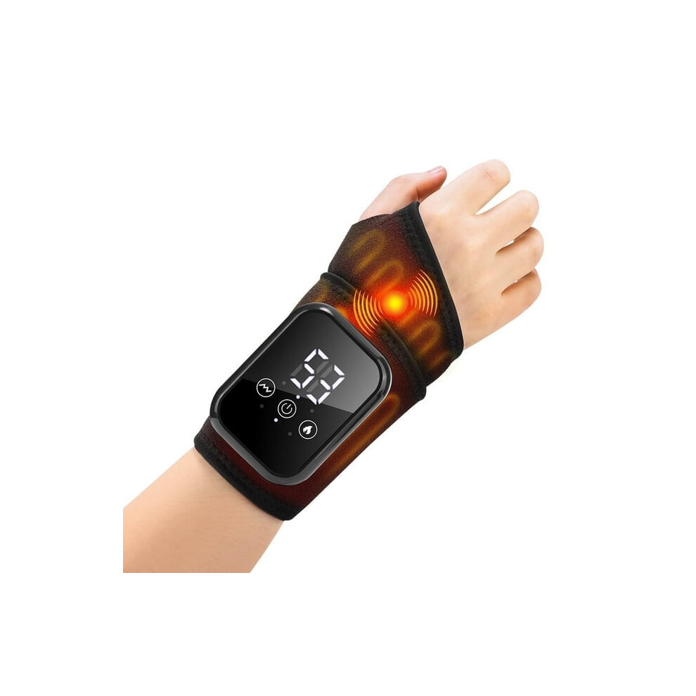 Cordless Wrist Heating Pad Wrap with 5 Heat Levels and 3