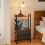 Slim Narrow Side Table with 2 Drawers and Wheels 2