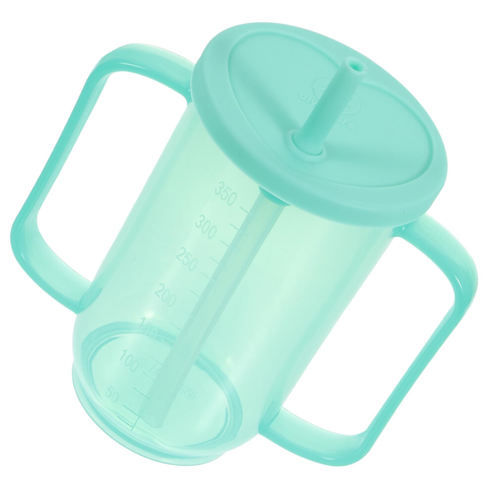 Adaptive Drinking Cup with Inclined Rim Spill Proof Water Cup for Elderly and Disabled Adults
