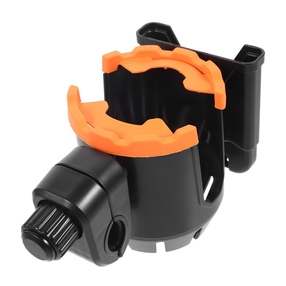 Adjustable Cup Holder for Wheelchair Walker Stroller with Secure Clamp and Detachable Bottle Rack