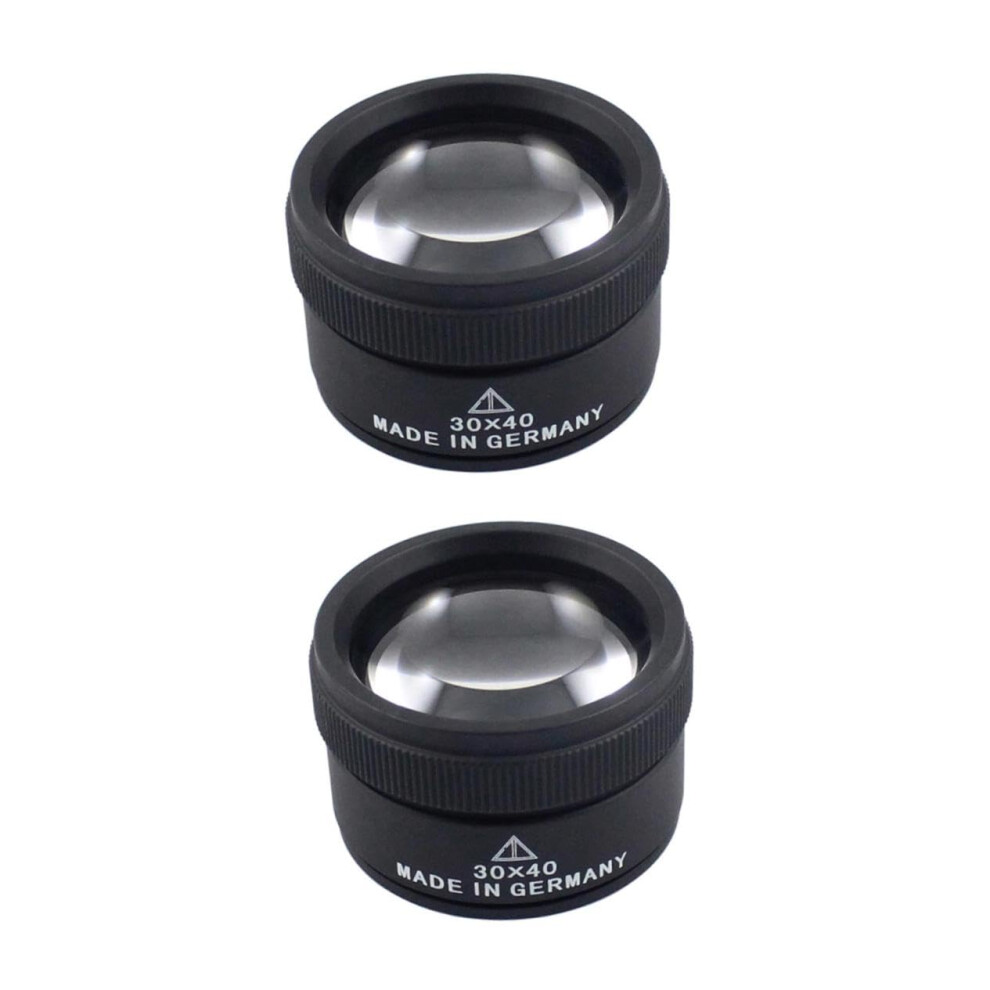 Jeweler Loupe Magnifying Glass Set for Clear Closeup Viewing Jewelry Inspection and Reading