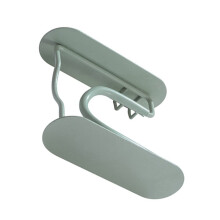 Wall Mounted Hair Dryer Holder with Cord Organizer, Space Saving Bathroom Storage Rack