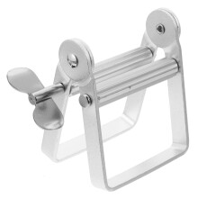 Aluminum Alloy Toothpaste Tube Squeezer Tool, Durable Metal, Reduce Waste, Versatile for Creams