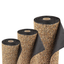 Stone liner 20 m x 0.6 m wide For Watercourse Bank Pond liner Pond Liner Sand-coloured
